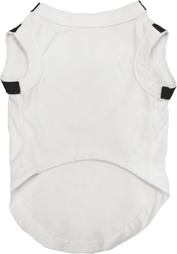 Petitebella Bling Happy New Year Puppy Dog Shirt (White/Black, Medium)