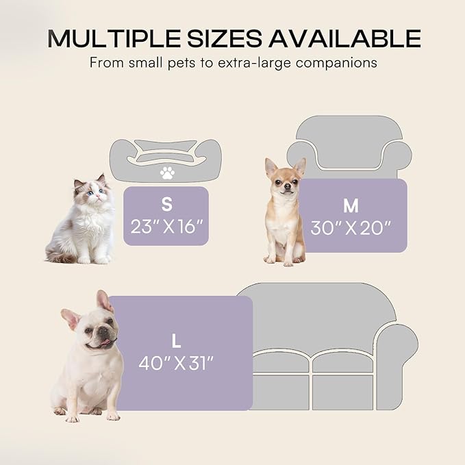 Luciphia 1 Pack 3 Dog Printed Fleece Pet Blankets Washable,Soft Warm Throw Covers for Crate Couch Bed,Cozy Puppy Essentials for Dogs and Cats,Purple/Grey/Khaki, Large (41x31 inch)