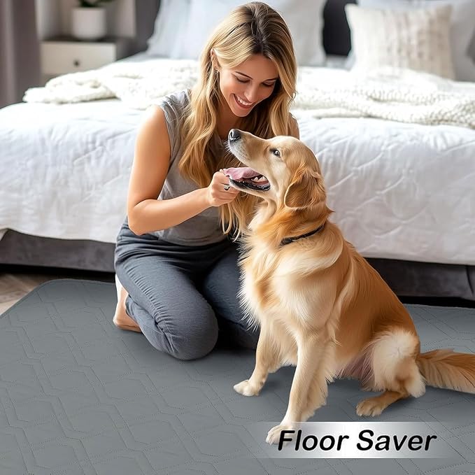 hyha Waterproof Dog Bed Blanket, Soft Pet Blankets, Waterproof Couch Cover for Dogs, Reversible Sofa Covers Washable for Furniture (40x50 Inch, Dark Grey/Dark Grey)