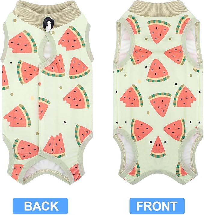 Coppthinktu Cat Recovery Suit Female, Breathable Cat Onesie After Surgery Female for Abdominal Wounds or Skin Diseases, Surgery Recovery Suit Kitten Surgical Onesie After Spay Wear Anti Licking
