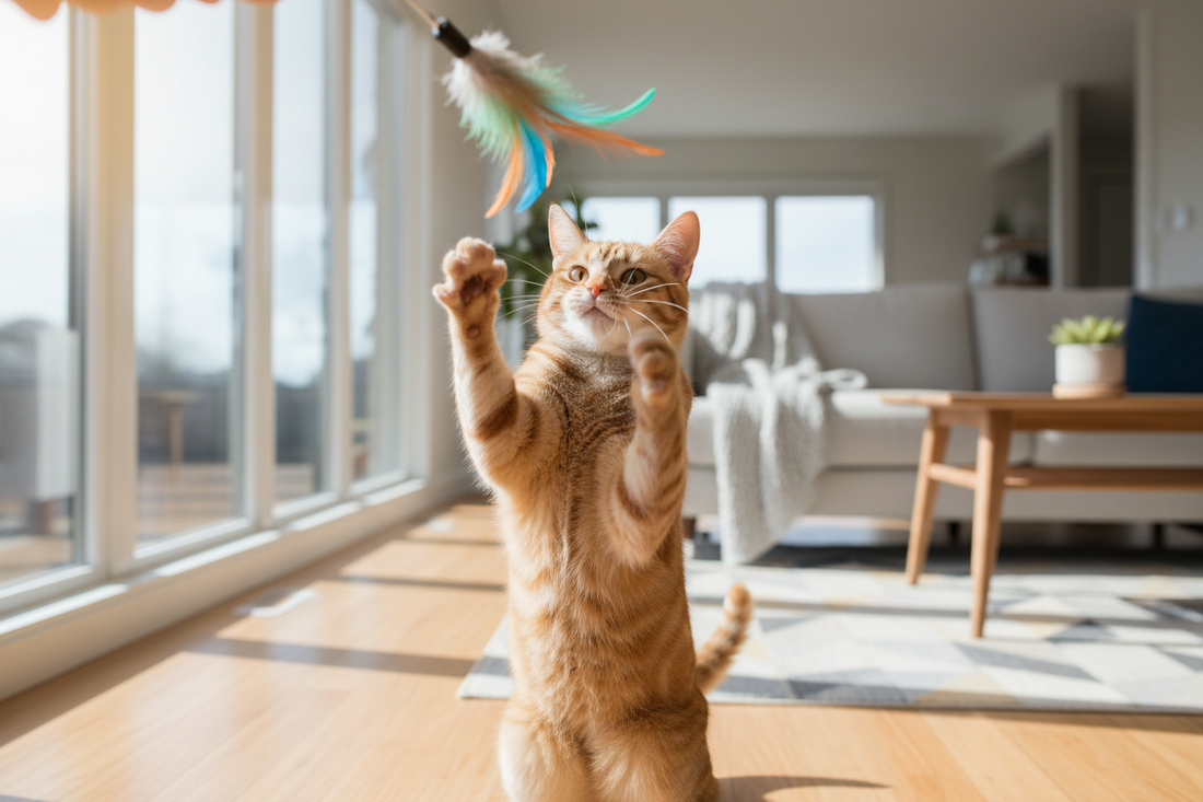 How to Keep Your Indoor Cat Happy, Active & Mentally Stimulated