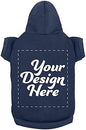 Personalized Dog Hooded Custom Sweatshirt Pet Pullover Hoodie Text/Image Small/Medium/Large Dogs,Puppy,Cat and Kitten