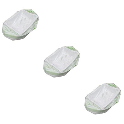 HANABASS 21pcs Cat Litter Filter Pouches Cat Waste Disposal Bags for Easy Cleaning White for Pet Owners and Litter Management