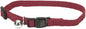 Coastal Pet New Earth Soy Adjustable Breakaway Cat Collar - Eco-Friendly, Odor-Resistant and Adjustable Cat Collar, Cranberry, 3/8" x 08"-12"