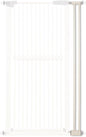 Lumizone Extra Tall Cat Gate Extension Kit 61.02" High Pressure Mounted 4.13" Extra Wide 1.37" Gap No Drilling Tall Pet Gate for Dogs (Cream, 61.02" H x 4.13" W, Extension)