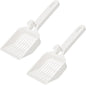 2 Pack Cat Litter Scoop Non-Stick Cat Sifting Litter Scoop Shovel with Hook Kitty Kitten Pooper Lifter Sifter Scooper for Cat Litter Box Clumping Litter Crystal Cat Litter Pellets