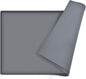 Dog Food Mat,Silicone Waterproof Food Tray,Non Slip Pet Bowl Mats Placemat,0.8" Raised Edge,Suitable for Most Small and Medium Sized Pets,28" x 18"