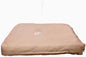 Dog Bed Cover – Waterproof Cover for Dog Bed – Heavy Duty, Machine Washable Zippered Liner – Durable, USA-Made Fabric for Pets – Ideal Pet Bedding Protector for Accidents and Messes - Large (Tan)