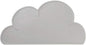 Love Dream Silicone Pet Feeding Food Mat with Raised Edge, Anti-Slip Waterproof Pet Bowl Mat Placemat for Dog and Cat (Grey)