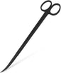 Mandala Crafts 12 Inches Black Stainless Steel Curved Aquarium Scissors for Trimming Aquatic Plants – Bent Aquascape Scissors for Fish Tanks, Hospital Tanks, Goldfish Bowls, and Terrariums