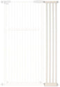 Lumizone Extra Tall Pet Gate 55.12" High Pressure Mounted 8.27" Wide Extension kit 1.37" Gap (Cream White, 55.12" H x 8.27" W, Extension)