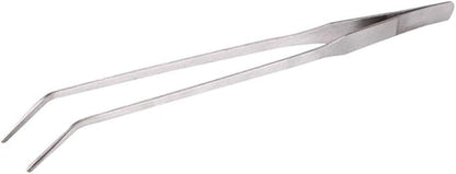 FEITA Extra Long 15 Inch Tweezer Stainless Steel Curved Tip for Aquarium Fishtank Aquascaping Tools, Aquarium Fishtank, Mega Reptile Feeding Tongs