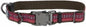 Coastal Pet K9 Explorer Reflective Adjustable Dog Collar - Comfortable Collar for The Outdoors - Durable, Lightweight Accessory with Side-Release Buckle - Berry, 5/8" x 10-14"