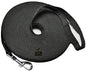Downtown Pet Supply Long Dog Puppy Obedience Recall Training Agility Lead, 30-Feet, Black