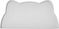 Cat Food Mat, Silicone Pet Feeding Mat for Floor Non-Slip Waterproof Dog Water Bowl Tray Cushion (20" x 12", Light Gray)
