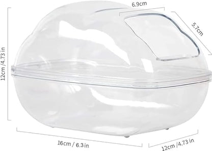 Portable Travel Backpack Habitat for Small Animal, Space Capsule Bubble Window Guinea Pig Bird Bearded Dragon Turtle Carrier Rabbit Squirrel Hamster Cage Breathable Handbag