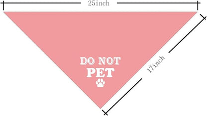 E61 Dog Triangle Scarf - Cute & Funny Pink Bandana - Small, Medium & Large Dogs - Gift for Dog Lovers