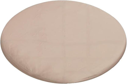 Dog Bed Cover – Waterproof Cover for Dog Bed – Heavy Duty, Machine Washable Zippered Liner – Durable, USA-Made Fabric for Pets – Ideal Pet Bedding Protector for Accidents and Messes - Round (Tan)