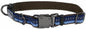Coastal Pet K9 Explorer Reflective Adjustable Dog Collar - Comfortable Collar for The Outdoors - Durable, Lightweight Accessory with Side-Release Buckle - Sapphire, 5/8" x 10-14"