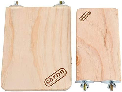 Litewoo Bird Wood Perch Platform Stand Shelf for Birds Budgie Parakeet Cockatiel Conure Cockatoo（Medium）