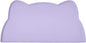 Cat Food Mat, Silicone Pet Feeding Mat for Floor Non-Slip Waterproof Dog Water Bowl Tray Cushion (17" x 10", Periwinkle Blue)