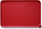 Hoki Found Large Silicone Non-Slip Pet Dog Cat Bowl Mats - Waterproof Dog Cat Food Mats - Classic Red