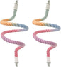 2Pcs Rope Perches for Bird Cages, Rope Perch for Parrots, Cockatiels & Parakeets, Bird Cage Accessories(L)