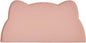 Cat Food Mat, Silicone Pet Feeding Mat for Floor Non-Slip Waterproof Dog Water Bowl Tray Cushion (20" x 12", Tea Rose)