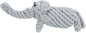 Pet Cotton Rope Biting Chewing Molar Toy, Cartoon Animal Shape & Pure Manual Weaving, Dog Rope Toys with Strong and Hard, Grind and Clean Teeth, Relieve Pressure (Elephant)