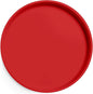 DogBuddy Dog Food Mat - Waterproof Dog Bowl Mat, Silicone Pet Mat for Food and Water Bowls, Nonslip Pet Feeding Mat with Edges, Dogs Food Mats for Floors, Puppy Supplies (XS, Red)