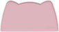 OHMO - Cat Food Mat, Silicone Pet Feeding Mat for Floor Non-Skid Waterproof Dog Water Bowl Tray, Easy to Clean Pet Placemat (Pink, 20 * 12'')