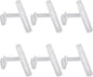 Bird Stand 6 Pieces Perches Clip to Window Feeders Training Tool Toy for Small Parrots Conures Cage Accessories