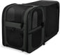 Apollo Walker Pet Carrier Backpack for Large/Small Cats and Dogs, Puppies, Safety Features and Cushion Back Support for Travel, Hiking, Outdoor Use (Black-Expandable)