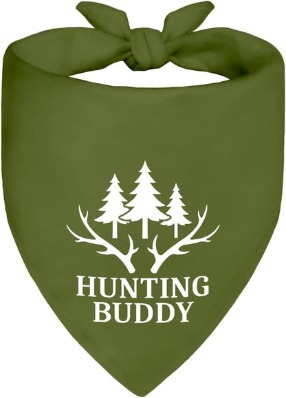 Funny Outdoor Dog Bandana, Puppy Scarf Photo Prop for Outdoor Adventure Hiking Camping Mountain, Gifts for Ranger (Antler)
