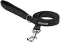 Best Pet Supplies Voyager Reflective Dog Leash or Collar with Neoprene Handle, for Small, Medium, and Large Breed Puppies, Cute and Heavy Duty for Walking, Running and Training - Black (Leash), S