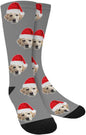 Custom Face Socks, Personalized Dog Lover Pet Photo Picture on Socks Unisex Athletic Crew Socks for Men Women