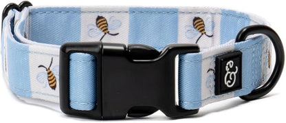 Lucy & Co. Bumbling Around Dog Collar, Adjustable Durable Dog Collar with Cute Print, Large