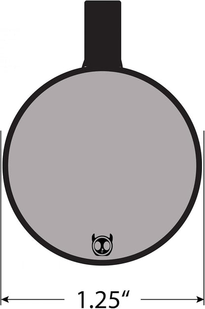 Silent Dog Tag Personalized with 5 Lines of Custom Deep Engraved Durable Soundless Silicone Pet ID Name Tag Round Sunset Tiffany