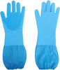 Dog Bathing Gloves - Long-Sleeved Silicone Gloves, High-Density Massage Column Design, Suitable for Bathing, Massaging and Combing Cats and Dogs at Home or in Pet Shops