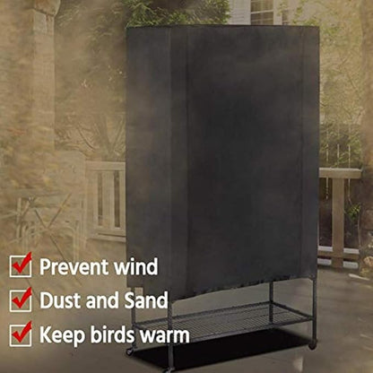 Universal Bird Parrot Cage Cover - Large Night Birdcage Protector for Bird Rescue, Night Accessories Guard, Windproof & Waterproof