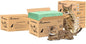 PetsWorld Universal Fit Multi-Cat Pad Refills for Litter Box, Fresh Scented, Ultra-Absorbent, Odor Control, Pack of 400