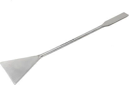 A2Z-Aquascaping Maintenance Tools Accessories,Anti-Rust Stainless Steel Tweezers Scissors Spatula for Aquarium Tank Clean, Fish Tank, Bonsai, Algae Scrapers (12" Substrate Spatula)