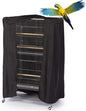 Extra Large Bird Cage Cover Breathable Waterproof Material Universal Black-Out Bird Parrot Cover Good Night Birdcage Cover Sleep Helper for Parrots Parakeets Budgies Macaw (40x27x48in)