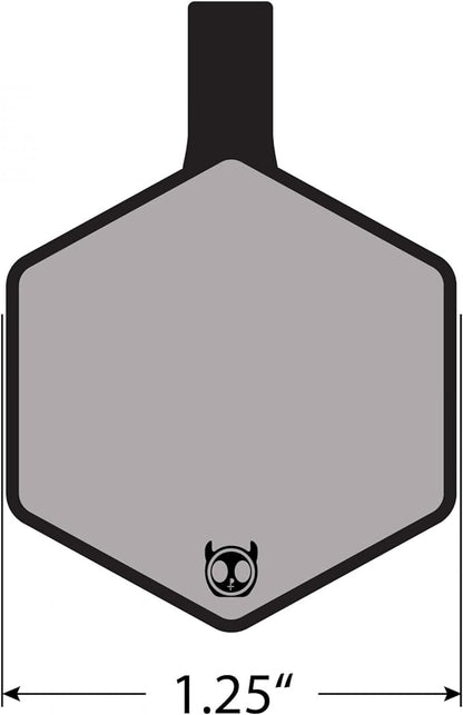 Silent Dog Tag Personalized with 5 Lines of Custom Deep Engraved Durable Soundless Silicone Pet ID Name Tag Hexagon Mountain Pink