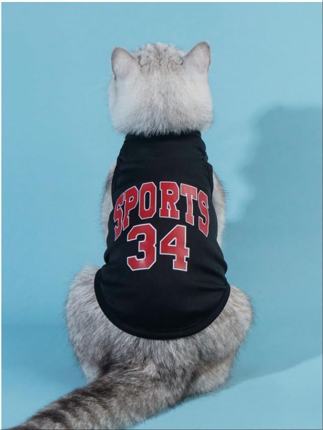 Custom Dog Shirt,Personalized Pet Apparel with Name Text Photo Image,Lightweight Breathable Puppy Kitten Cotton Vest for Small Medium Dogs Cats,Puppy Gift (White + Black Border, Small)