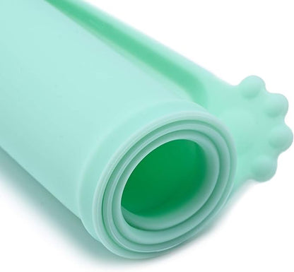 Silicone Waterproof Dog Cat Pet Feeding Mats, Non Slip, Easy Clean Pet Dog Cat Bowl Mats Placemat (28" x 24") Green
