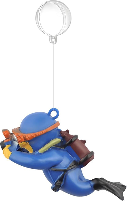 onesimcr Floating Fish Tank Decorations, Aquarium Decorations, Lovely Diver Fish Tank Decorations, Floating Device Fish Tank Accessories，Suitable for All Kinds of Fish Tanks…