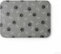 Pet Cat Dog Food Mat Non Slip Mat for Dog Water Bowl Mat Quick Dry Absorbent Cat Feeding Mat, 24 * 16.9 in, Light Grey