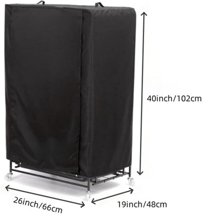Bird Cage Covers for Night - 66x48x102cm Breathable Budgies Guard Enclosure Shroud | Waterproof Nighttime Parakeet Parrot Cockatiel Shelter Draping Screen, Light-Blocking Aviary Protection Curtain