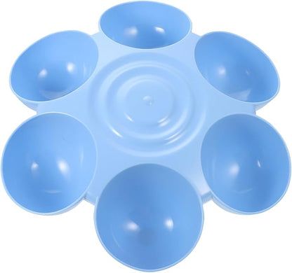 Multipurpose Pet Feeding Bowl with Flower Shape Design for Cats and Dogs Durable Food and Water Dish Easy to Clean 14.17 X 14.17 X 3.54 Inches